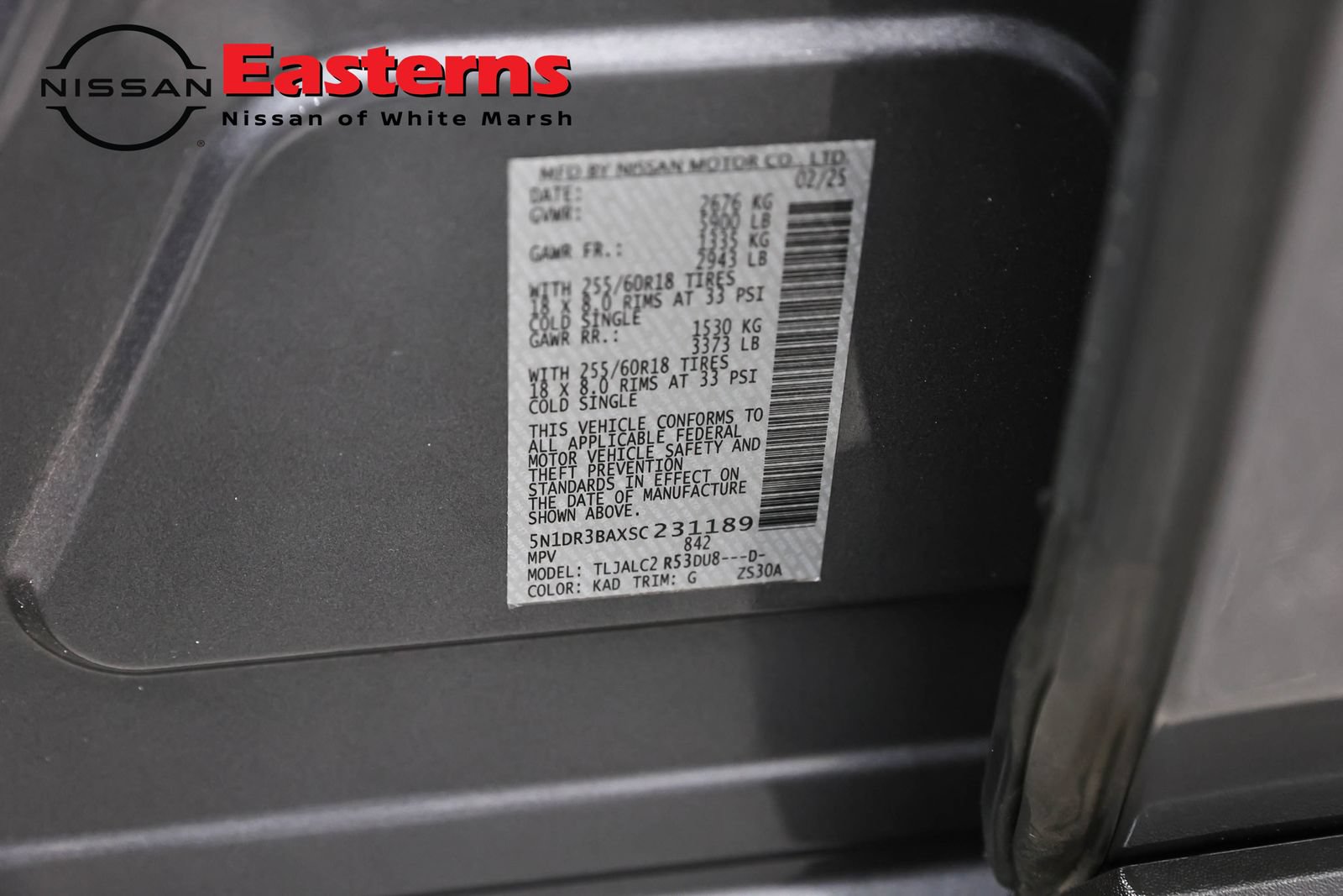 Used 2025 Nissan Pathfinder SV FWD image 36