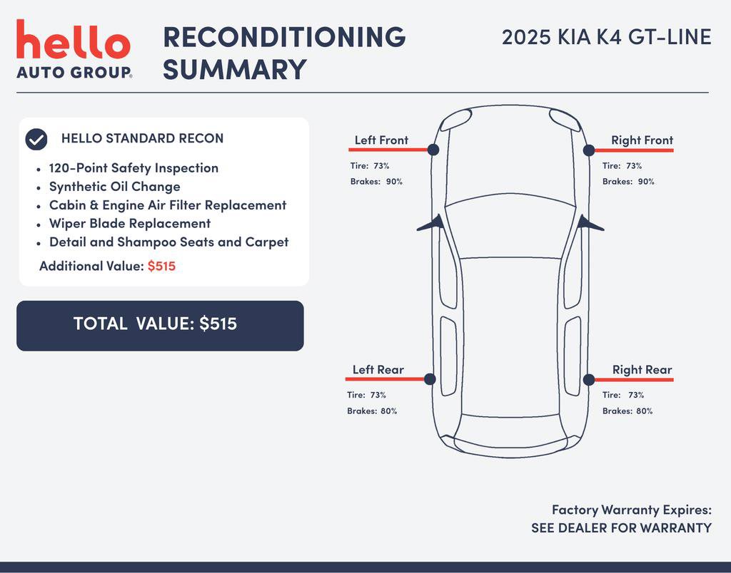 Certified 2025 Kia K4 GT-Line w/ GT-Line Premium Package image 3