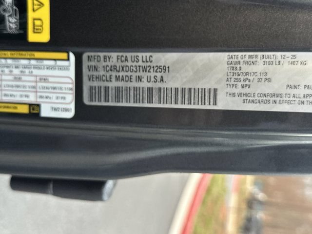 New 2026 Jeep Wrangler Unlimited Sport AWD/4WD image 34