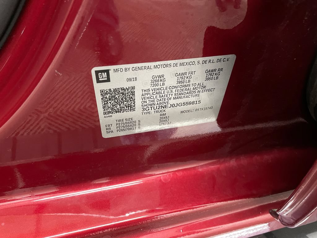 Certified 2018 GMC Sierra 1500 SLT AWD/4WD image 39