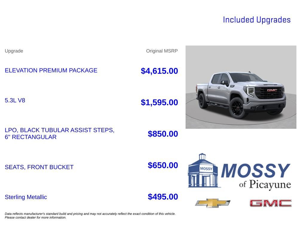 New 2026 GMC Sierra 1500 Elevation w/ Elevation Premium Package RWD image 10