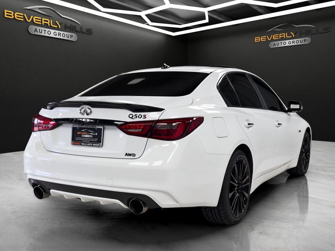 Used 2018 INFINITI Q50 Red Sport 400 AWD/4WD image 6