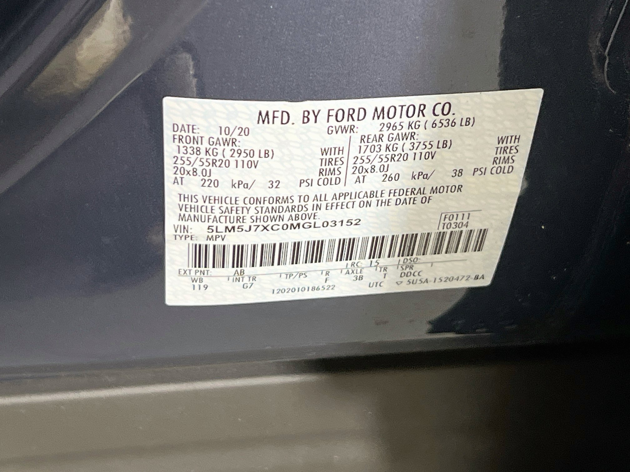 Used 2021 Lincoln Aviator Reserve w/ Equipment Group 201A AWD/4WD image 35