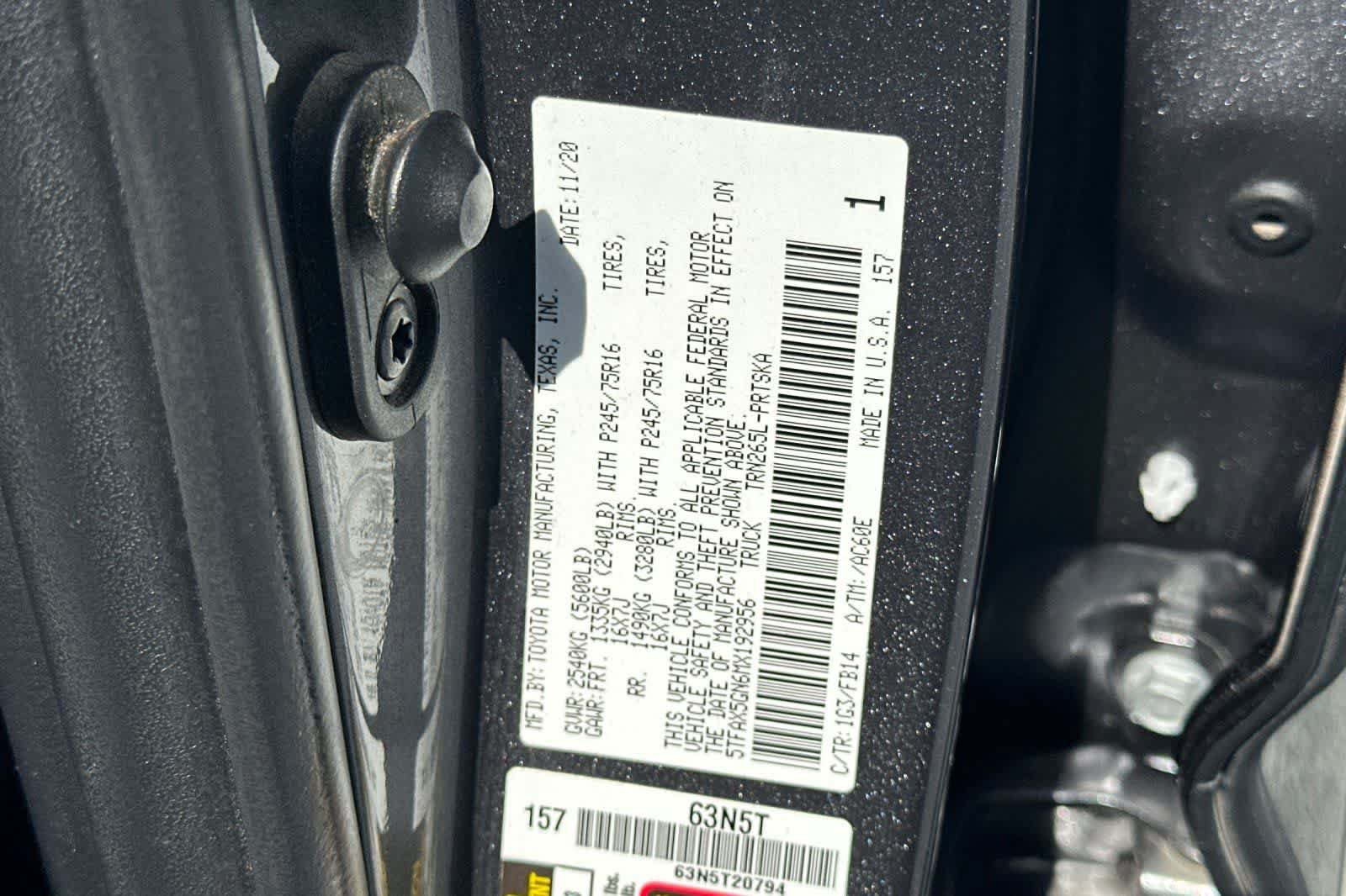 Used 2021 Toyota Tacoma SR w/ SR Convenience Package RWD image 34