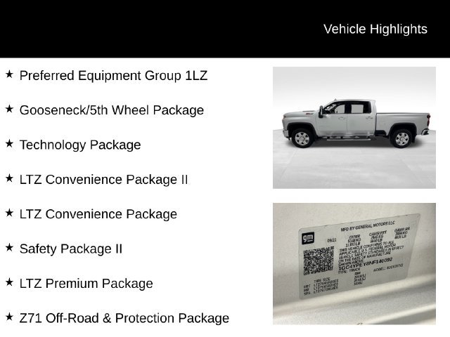 Certified 2022 Chevrolet Silverado 2500 LTZ w/ LTZ Premium Package AWD/4WD image 27