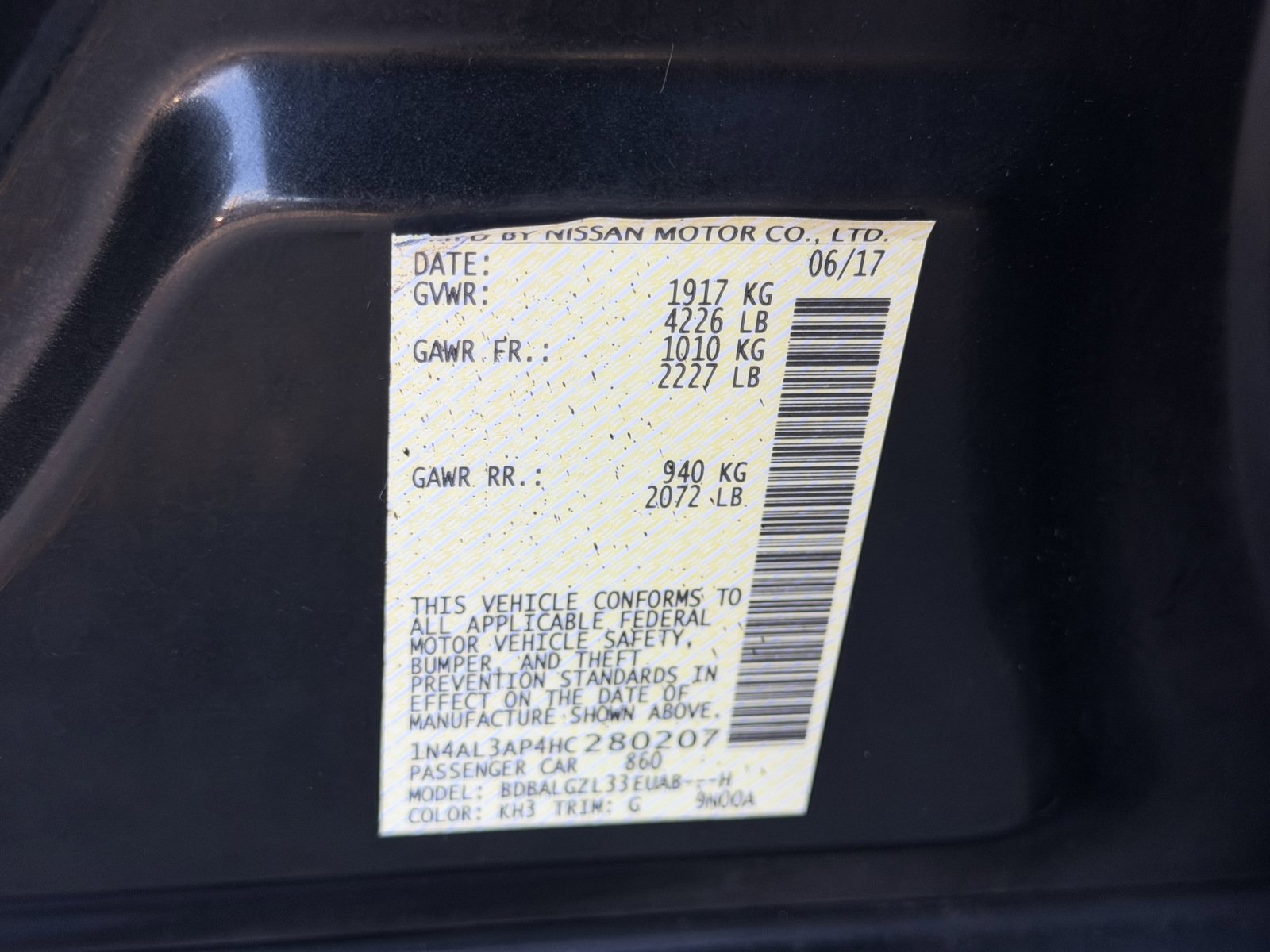 Used 2017 Nissan Altima 2.5 S w/ Power Driver Seat Package FWD image 20