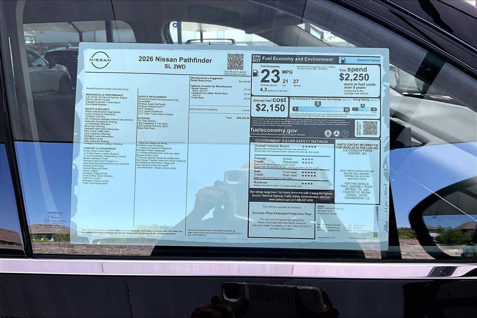 New 2026 Nissan Pathfinder SL FWD image 19