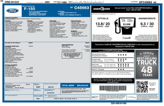 Used 2014 Ford F150 FX4 w/ Equipment Group 402A Luxury image 6