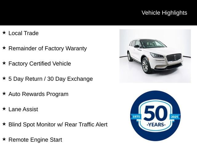 Certified 2022 Lincoln Corsair AWD w/ Premium Package image 7