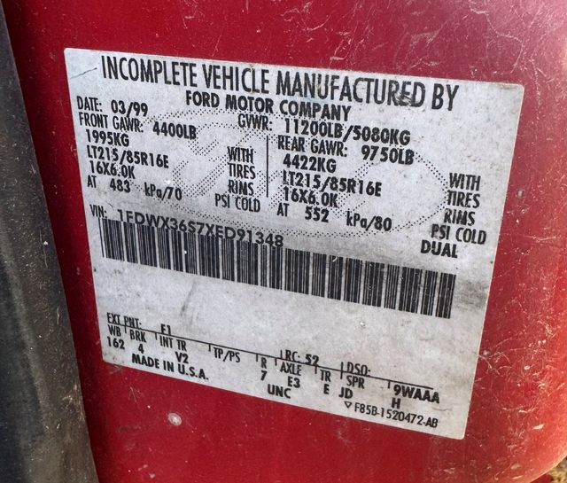 Used 1999 Ford F350 2WD SuperCab DRW Super Duty image 5