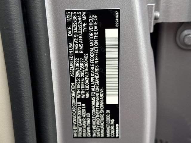 New 2026 Volvo EX90 Ultra AWD/4WD image 34