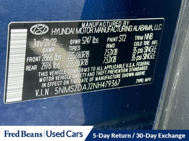Used 2022 Hyundai Santa Fe SEL w/ Cargo Package AWD/4WD image 38