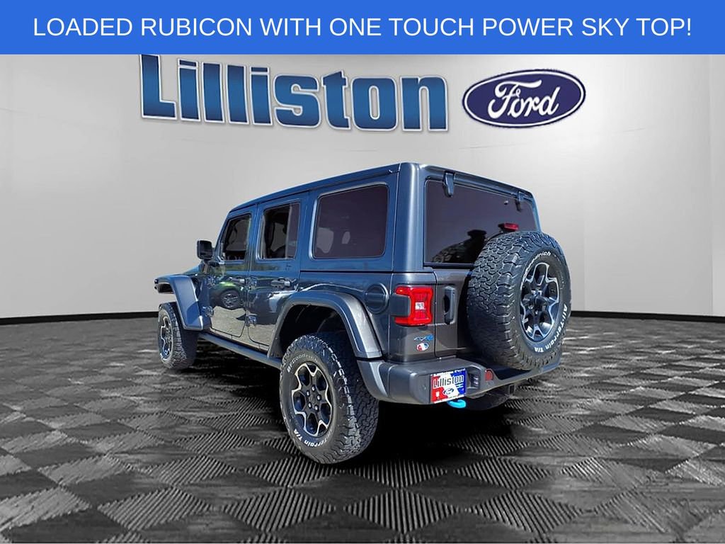 Used 2021 Jeep Wrangler Unlimited Rubicon 4xe w/ Cold Weather Group AWD/4WD image 4