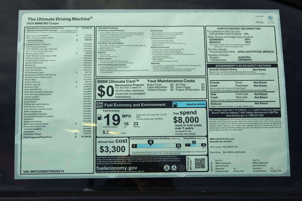 New 2026 BMW M2 image 2
