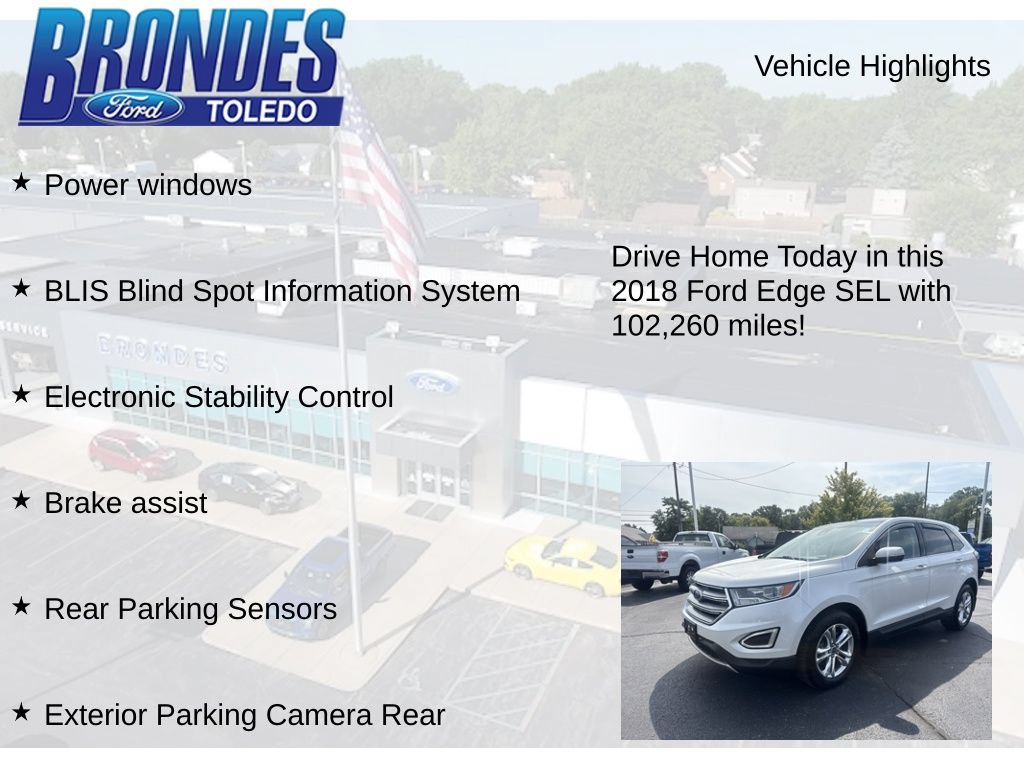 Used 2018 Ford Edge SEL w/ Equipment Group 201A AWD/4WD image 22