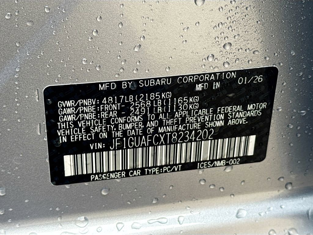 New 2026 Subaru Impreza 2.0i Sport image 29