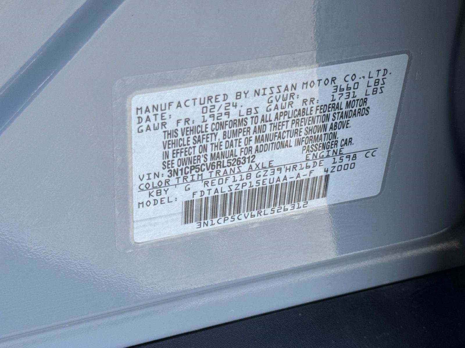 Used 2024 Nissan Kicks SV image 30