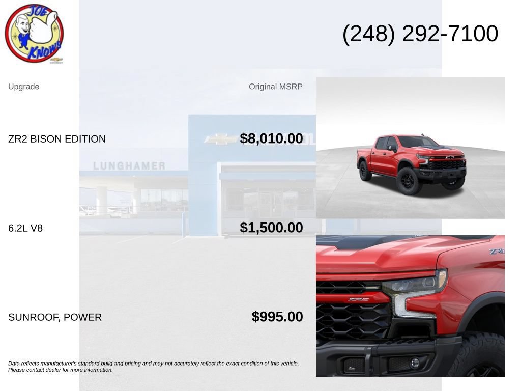 New 2026 Chevrolet Silverado 1500 ZR2 w/ ZR2 Bison Edition AWD/4WD image 5