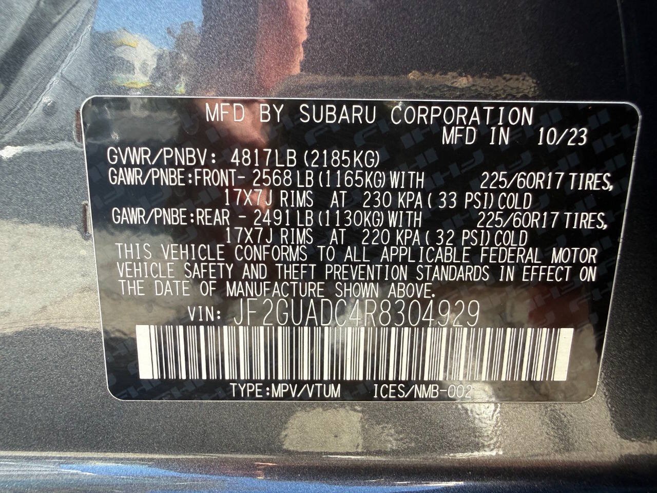 Used 2024 Subaru Crosstrek 2.0i Premium AWD/4WD image 50