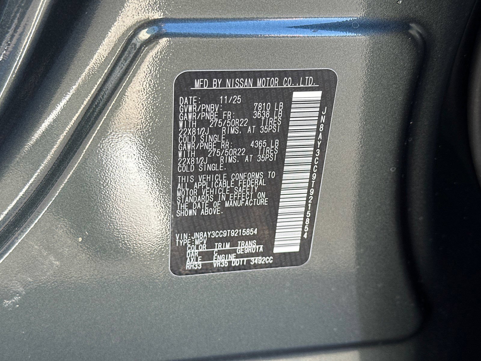 New 2026 Nissan Armada Platinum Reserve AWD/4WD image 41