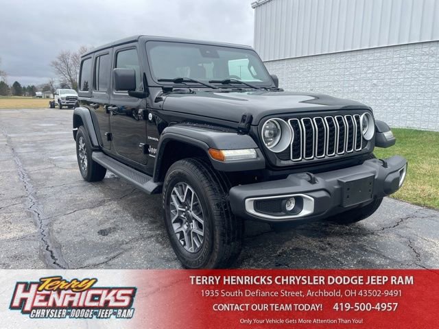 Used 2024 Jeep Wrangler Unlimited Sahara w/ Safety Group AWD/4WD image 1