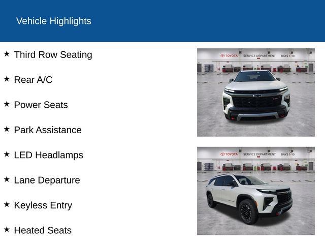 Used 2024 Chevrolet Traverse Z71 w/ Enhanced Driving Package AWD/4WD image 2