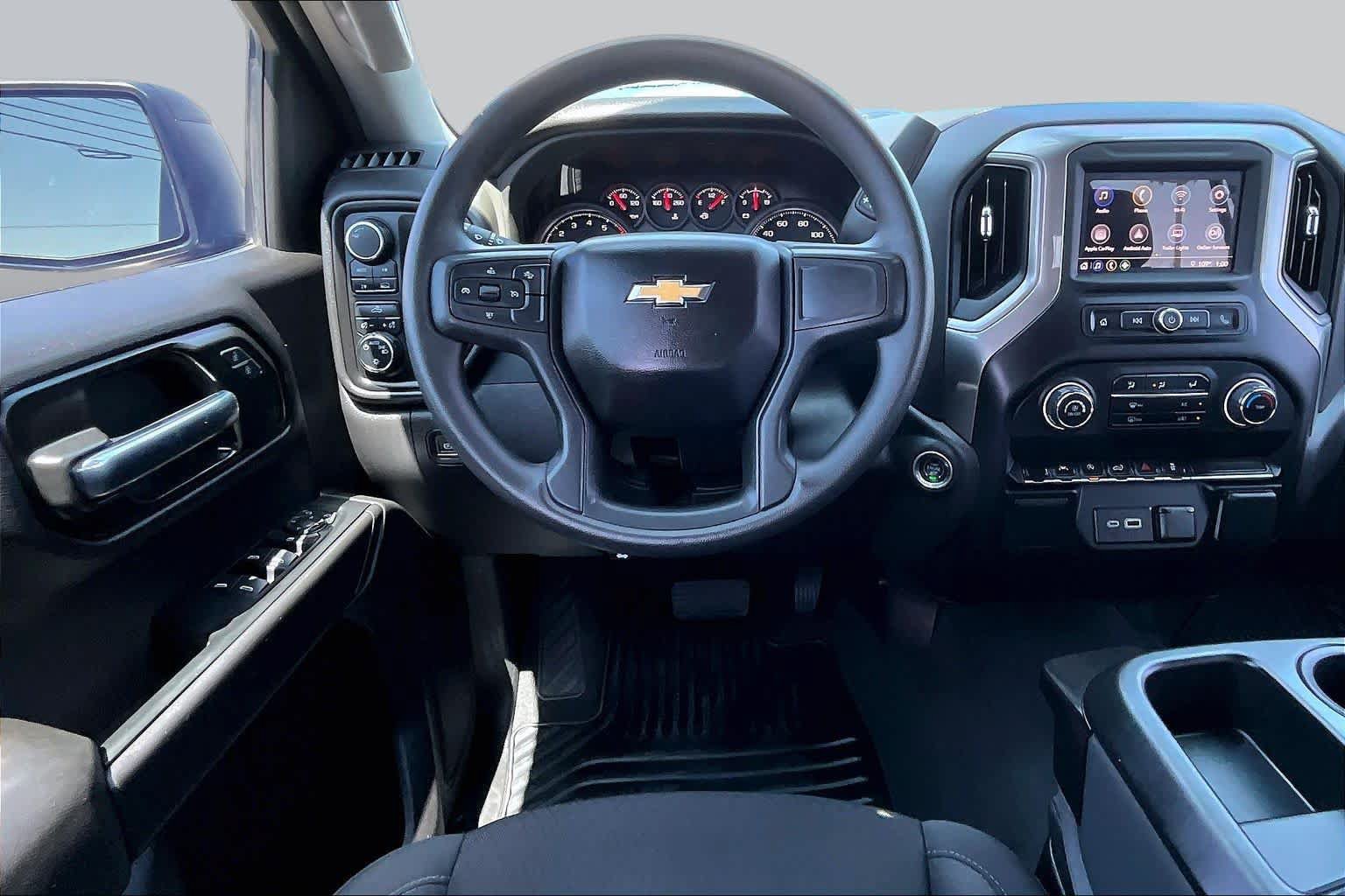 Used 2024 Chevrolet Silverado 1500 Custom w/ Turbomax Blackout Package AWD/4WD image 6
