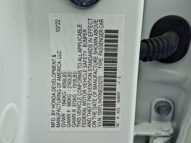 Certified 2022 Honda Civic EX-L image 28