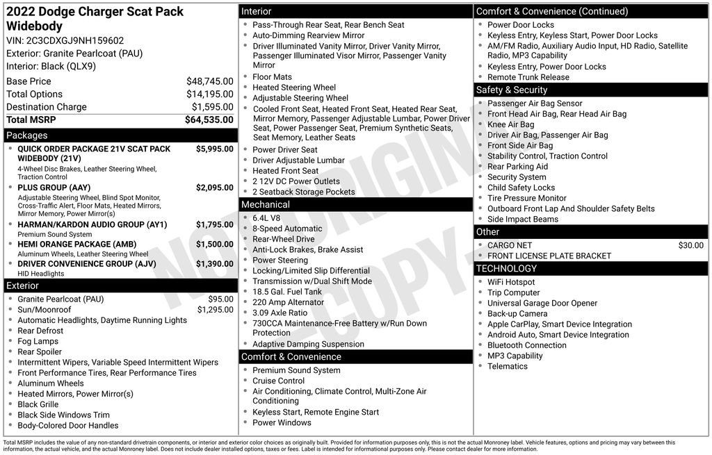 Used 2022 Dodge Charger Scat Pack RWD image 2
