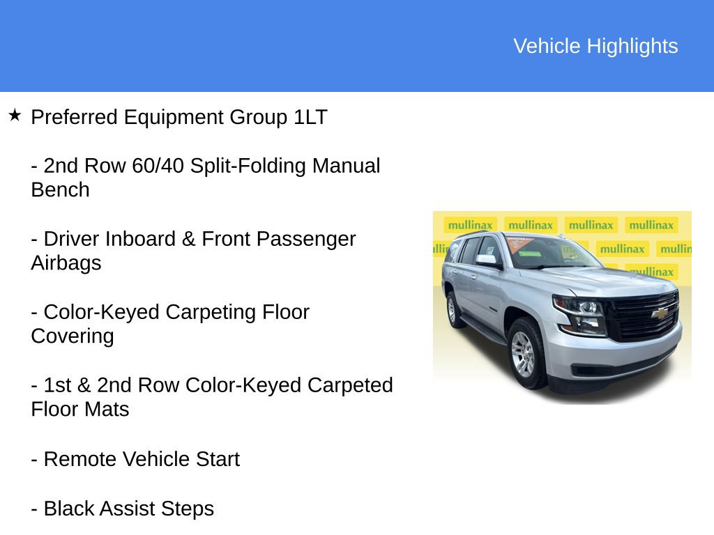 Used 2019 Chevrolet Tahoe LT RWD image 16