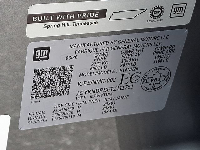 Certified 2026 Cadillac XT5 Premium Luxury w/ Driver Assist Package AWD/4WD image 27