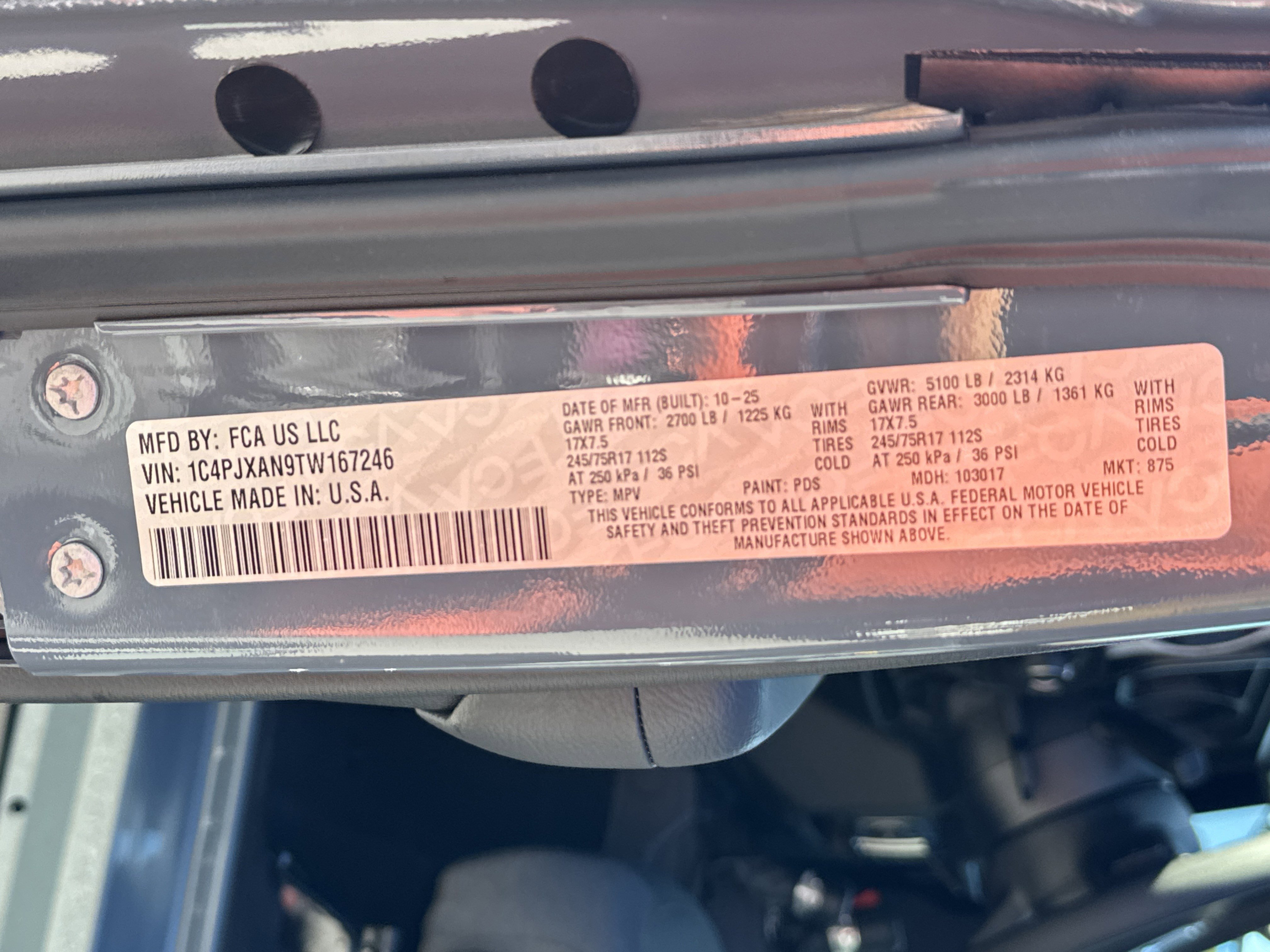 New 2026 Jeep Wrangler Sport S AWD/4WD image 37