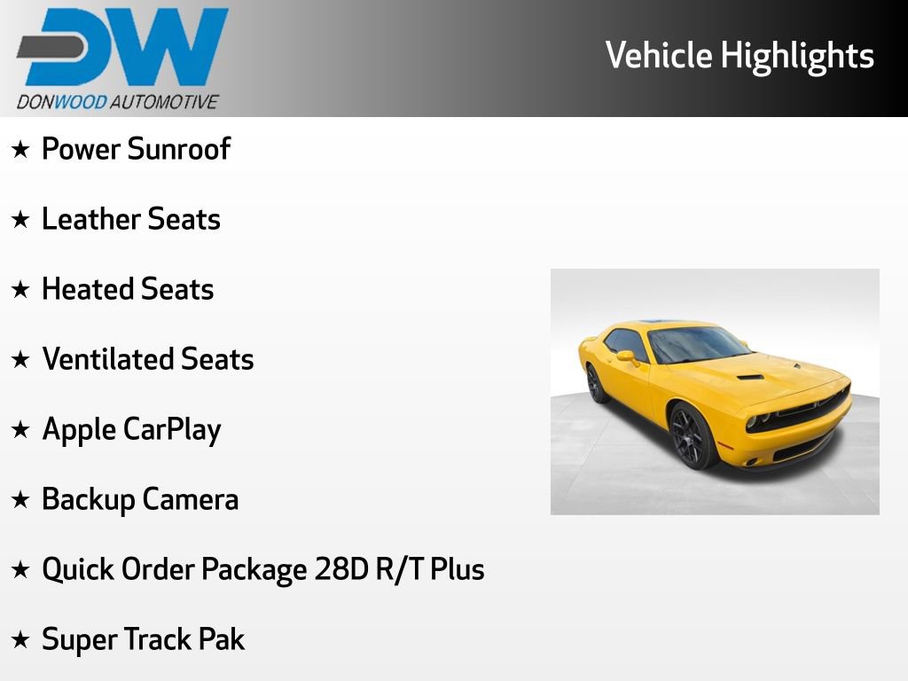 Used 2017 Dodge Challenger R/T Plus RWD image 6