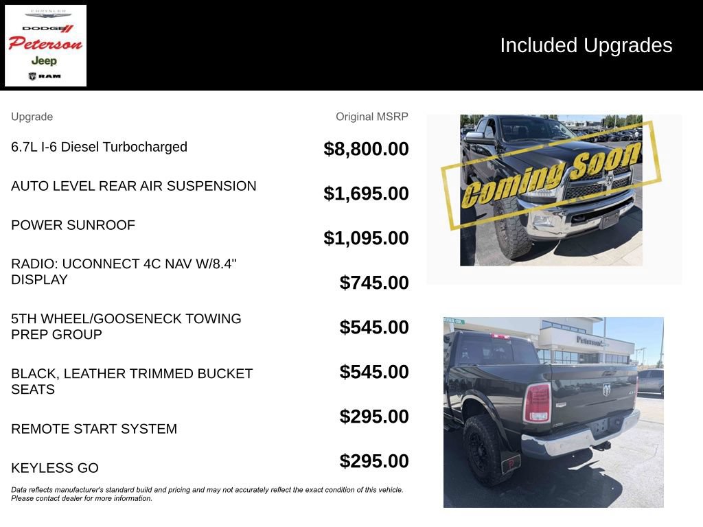 Used 2018 RAM 3500 Laramie AWD/4WD image 9
