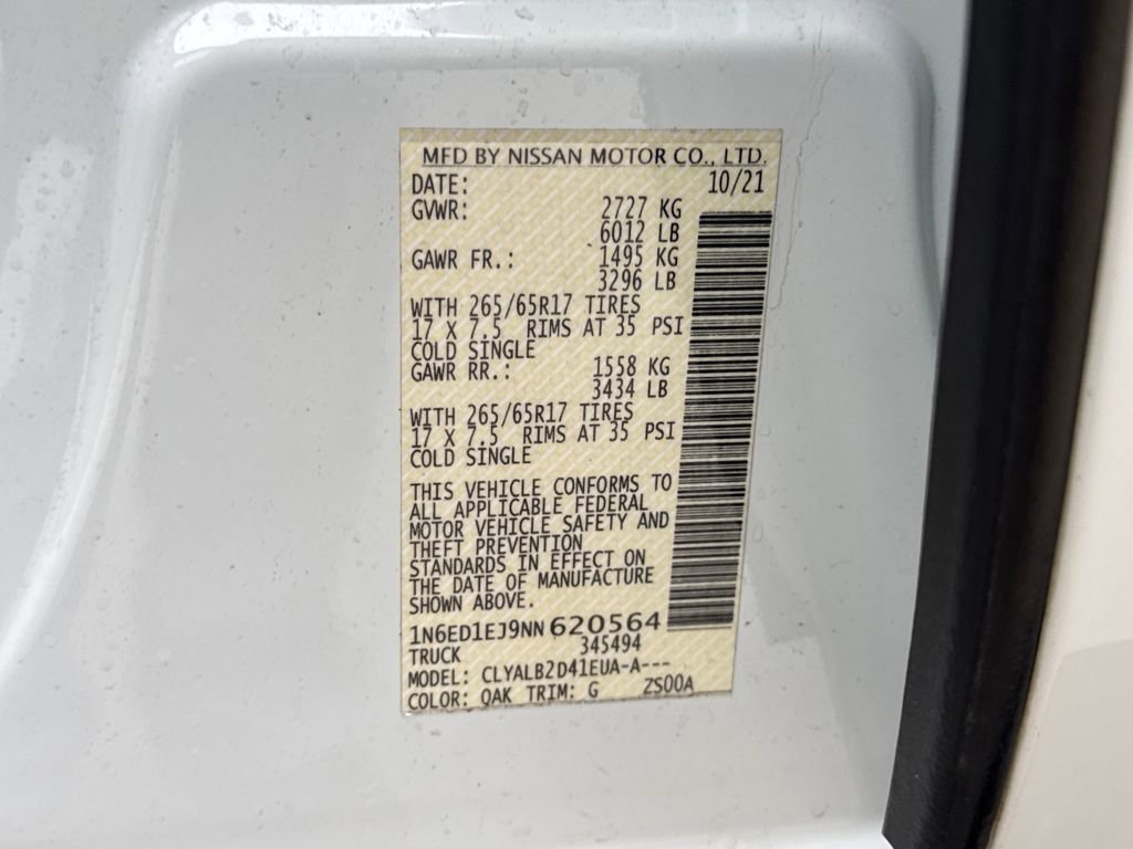 Used 2022 Nissan Frontier SV w/ Technology Package image 30