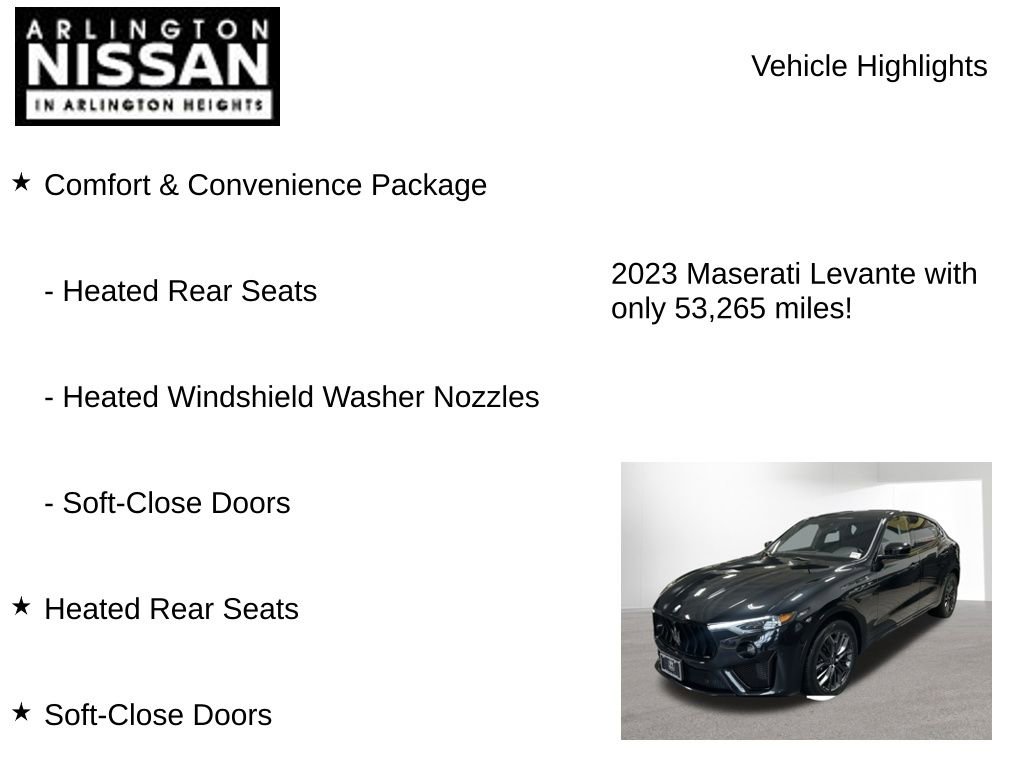 Used 2023 Maserati Levante Modena S AWD/4WD image 7