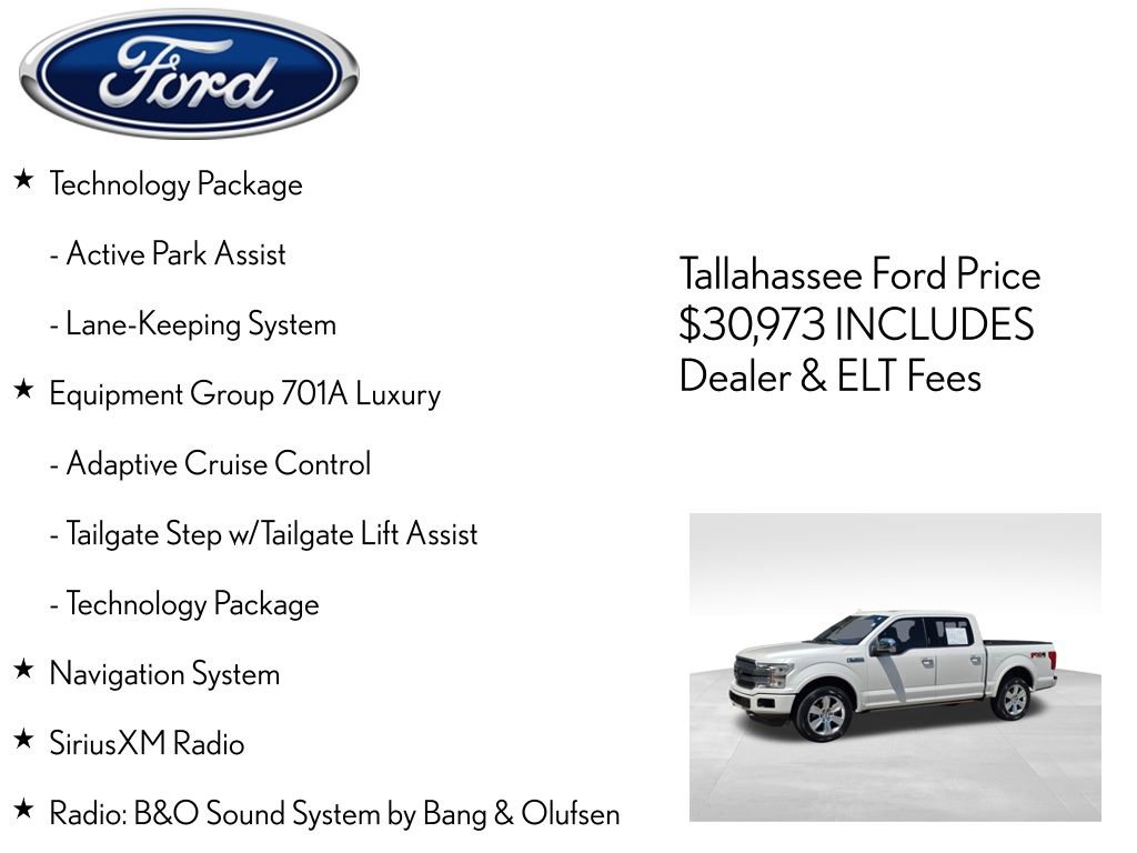 Used 2019 Ford F150 Platinum w/ Equipment Group 701A Luxury AWD/4WD image 9