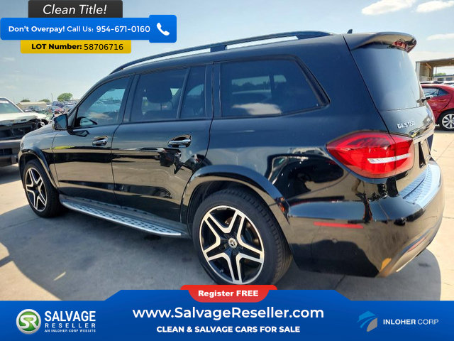 Used 2019 Mercedes-Benz GLS 550 4MATIC w/ Driver Assistance Package image 3