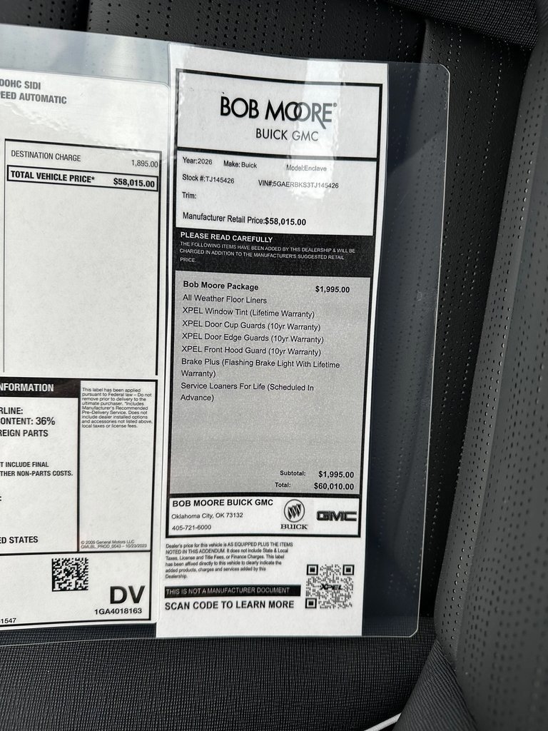 New 2026 Buick Enclave Sport Touring w/ Super Cruise Package image 15