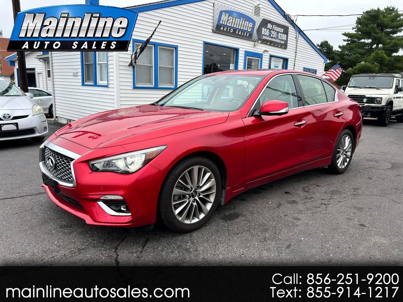 Used 2022 INFINITI Q50 Luxe w/ Cargo Package