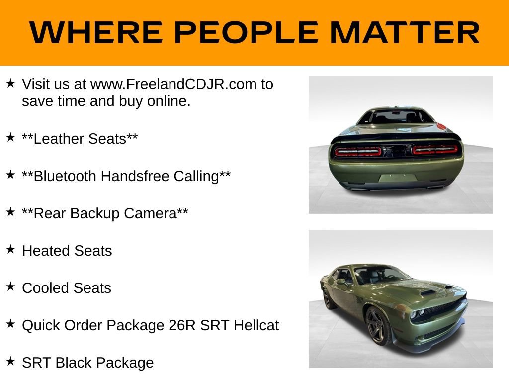 Used 2022 Dodge Challenger SRT Hellcat w/ Plus Package image 10