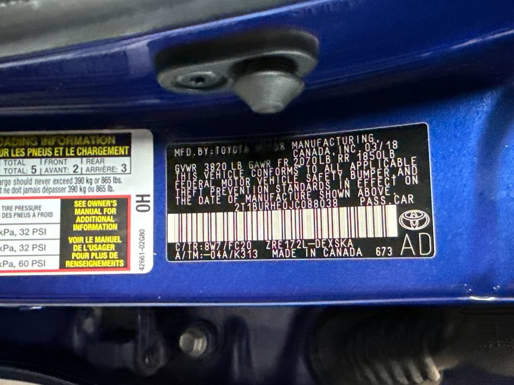 Used 2018 Toyota Corolla SE w/ Body Protection Package FWD image 21