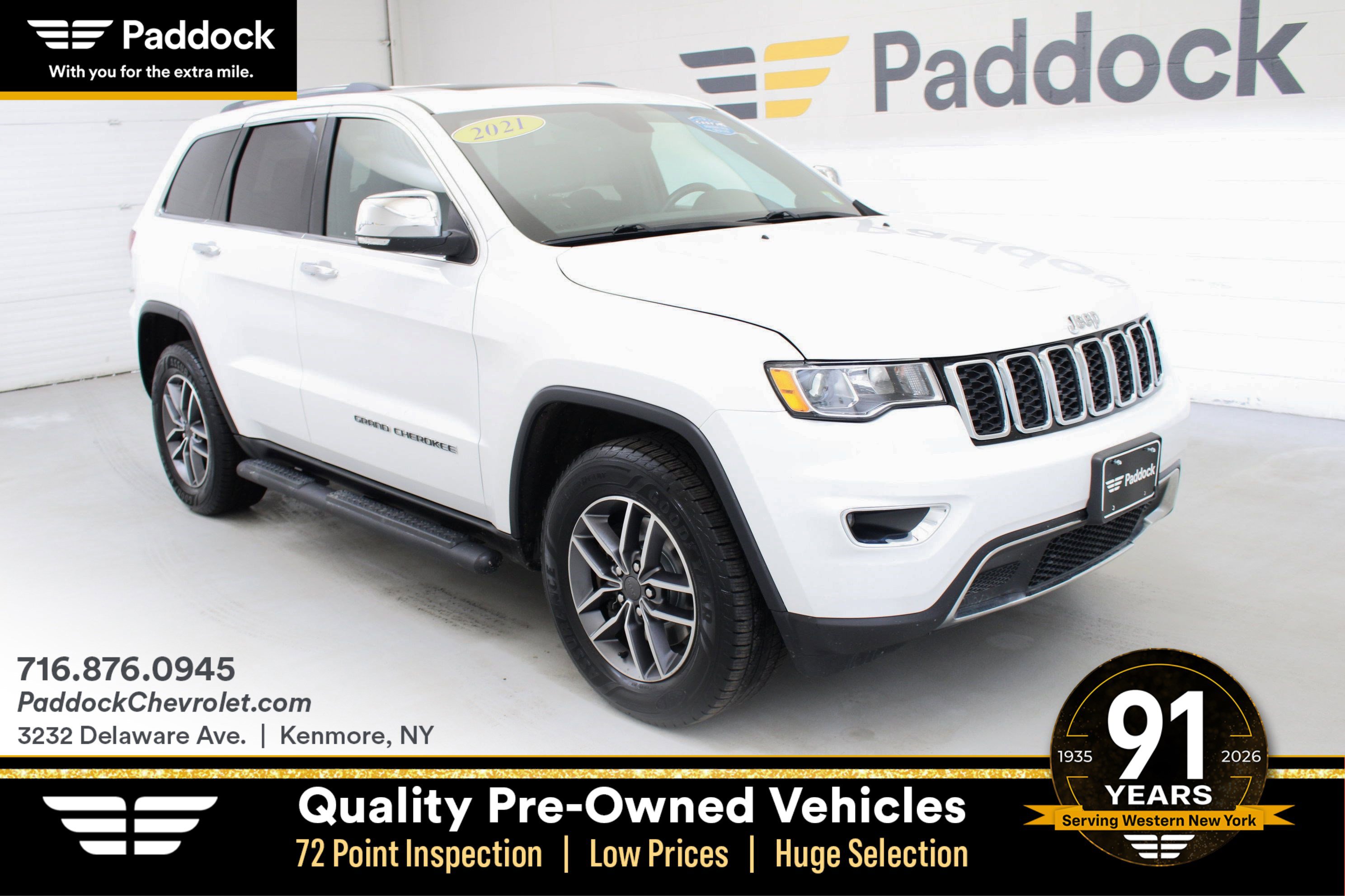 Used 2021 Jeep Grand Cherokee Limited w/ Trailer Tow Group IV image 1