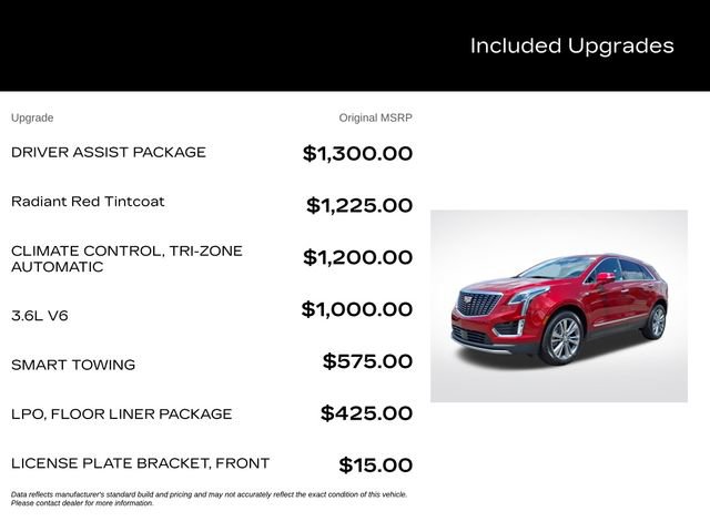 New 2026 Cadillac XT5 Premium Luxury w/ Driver Assist Package AWD/4WD image 3