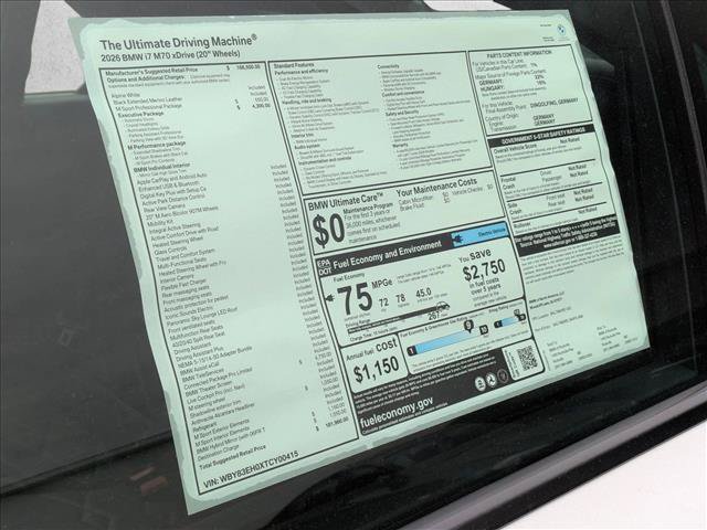 New 2026 BMW i7 M70 w/ Executive Package AWD/4WD image 19