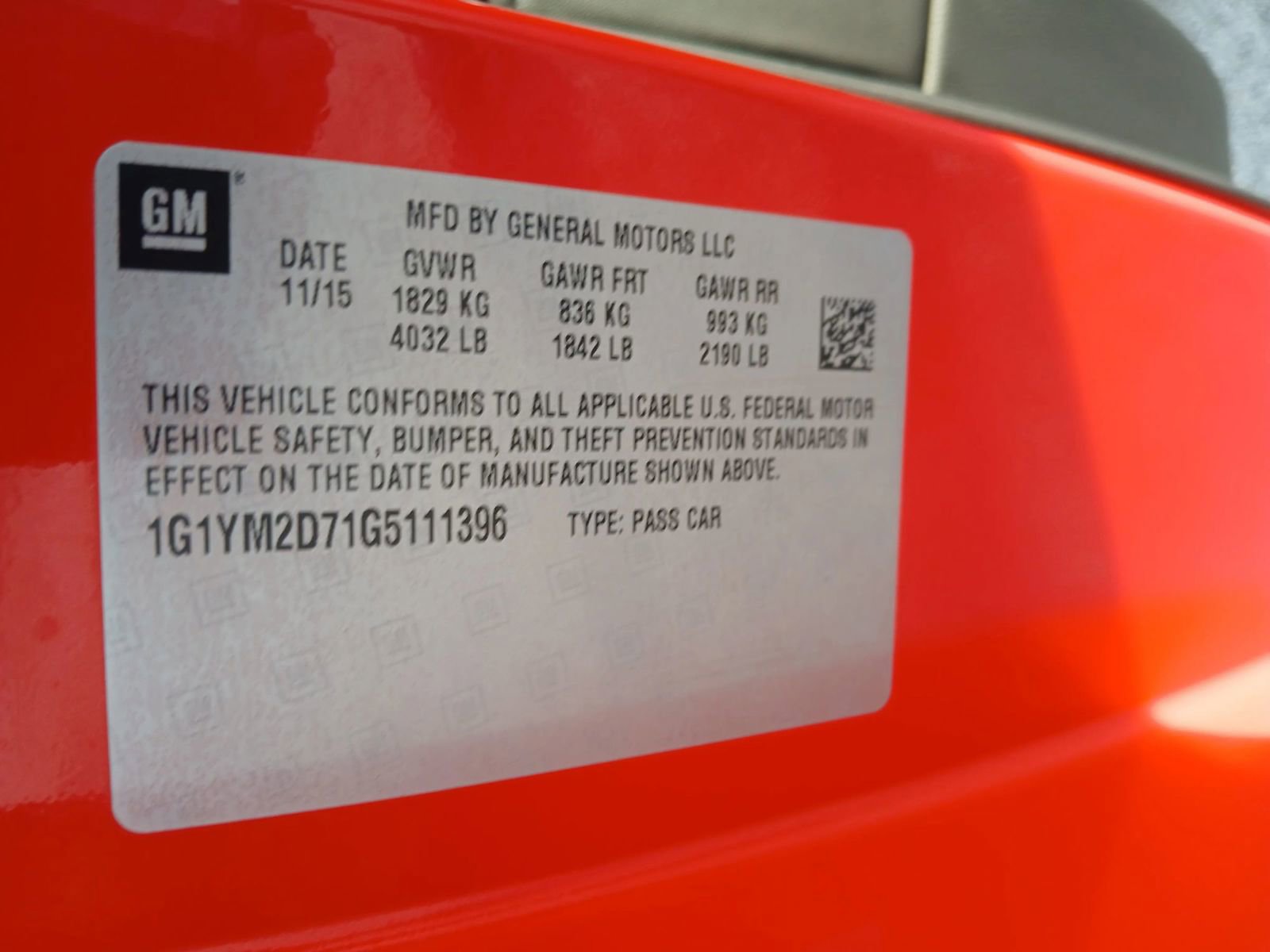 Used 2016 Chevrolet Corvette Stingray Coupe w/ 3LT Preferred Equipment Group image 9