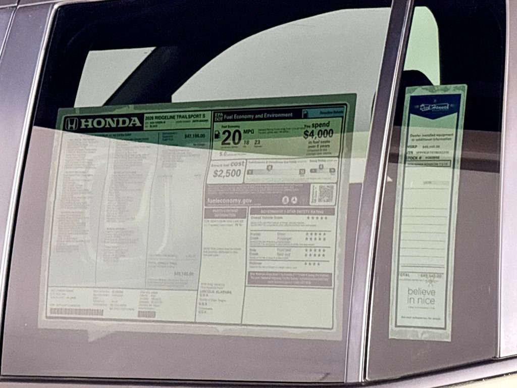 New 2026 Honda Ridgeline TrailSport image 25