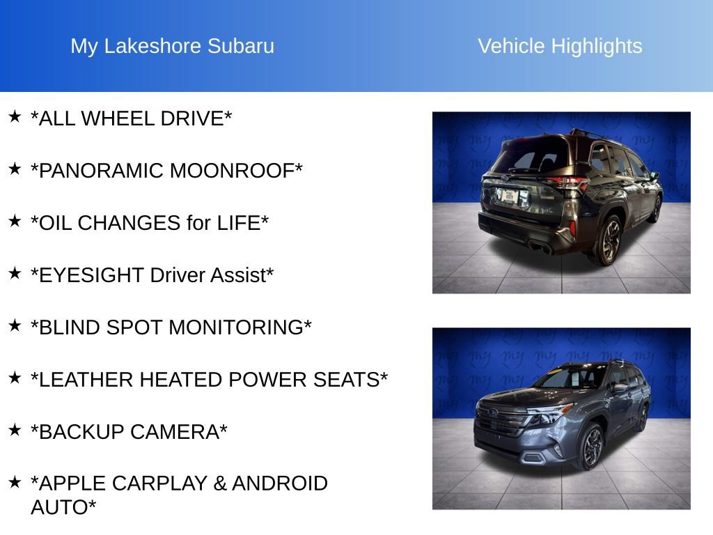 Certified 2025 Subaru Forester Limited AWD/4WD image 6