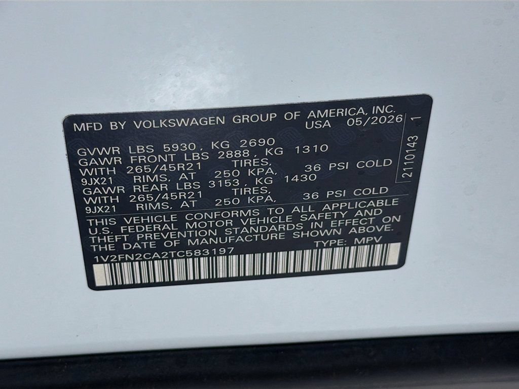 New 2026 Volkswagen Atlas SEL Premium R-Line AWD/4WD image 35
