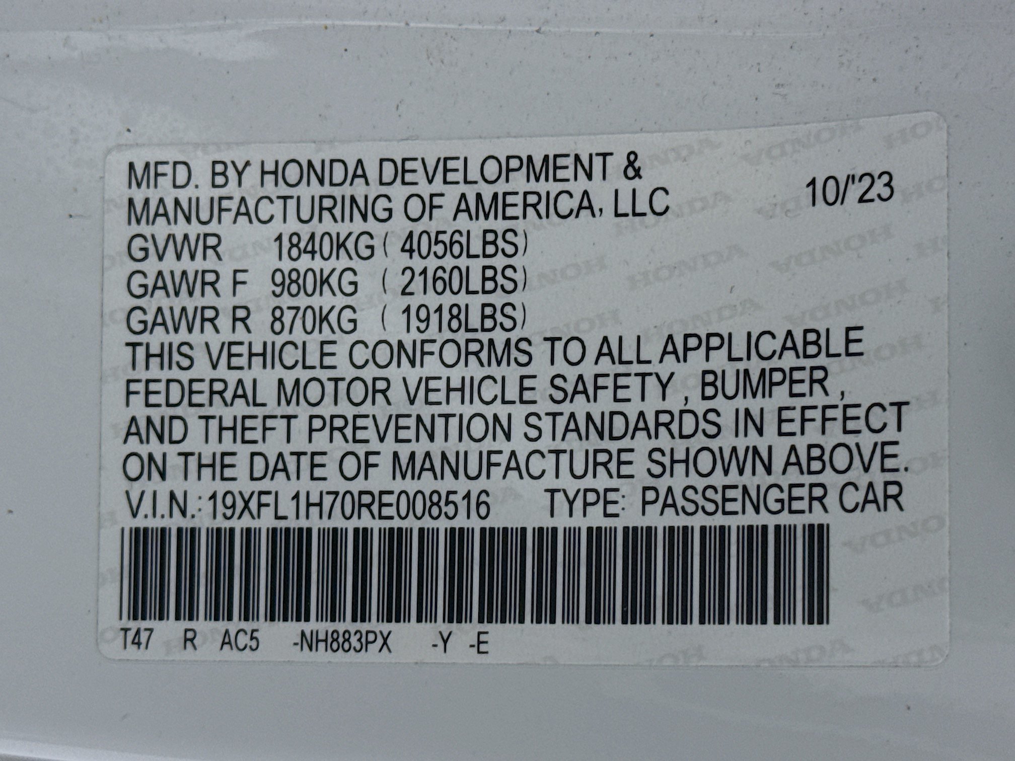 Certified 2024 Honda Civic EX-L image 31